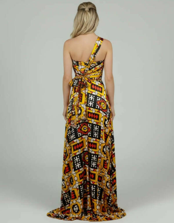 Robe BAMBARA Silk Bogolan bogolan robe silk soie africain femme été