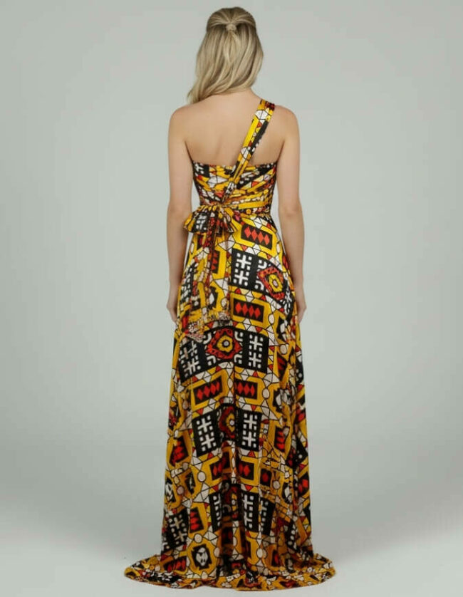 Robe BAMBARA Silk Bogolan bogolan robe silk soie africain femme été