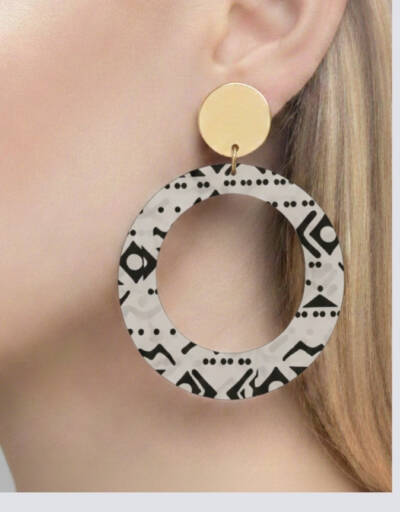 boucles d'oreilles créoles femme wax africain ethnique. bijoux wax femme africaine, bijoux fantaisie, breloque africaine, bijoux ethniques, bijoux bohème, bijoux traditionnel chic