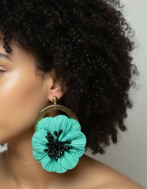 boucles d'oreilles créoles femme wax africain ethnique. bijoux wax femme africaine, bijoux fantaisie, breloque africaine, bijoux ethniques, bijoux bohème, bijoux traditionnel chic