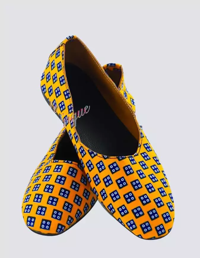 ballerine wax africain pour femme