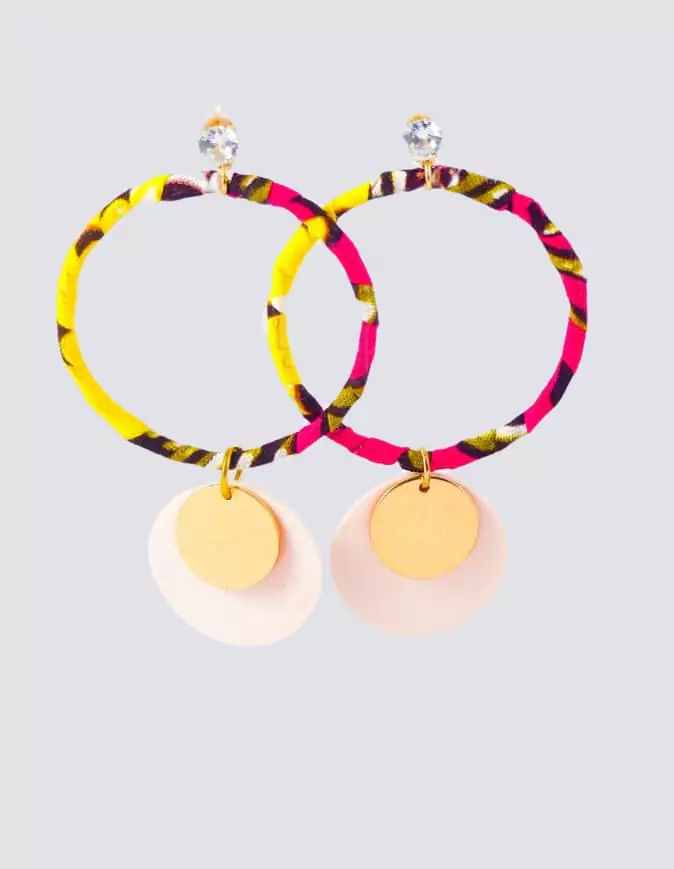 boucles d'oreilles Maliya en  WAX
