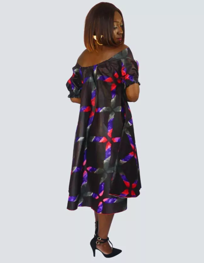 Robe été évasée bazin – Image 7