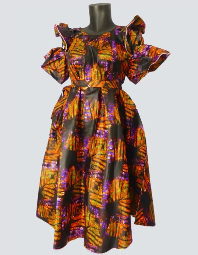 Robe Séné évasée bazin