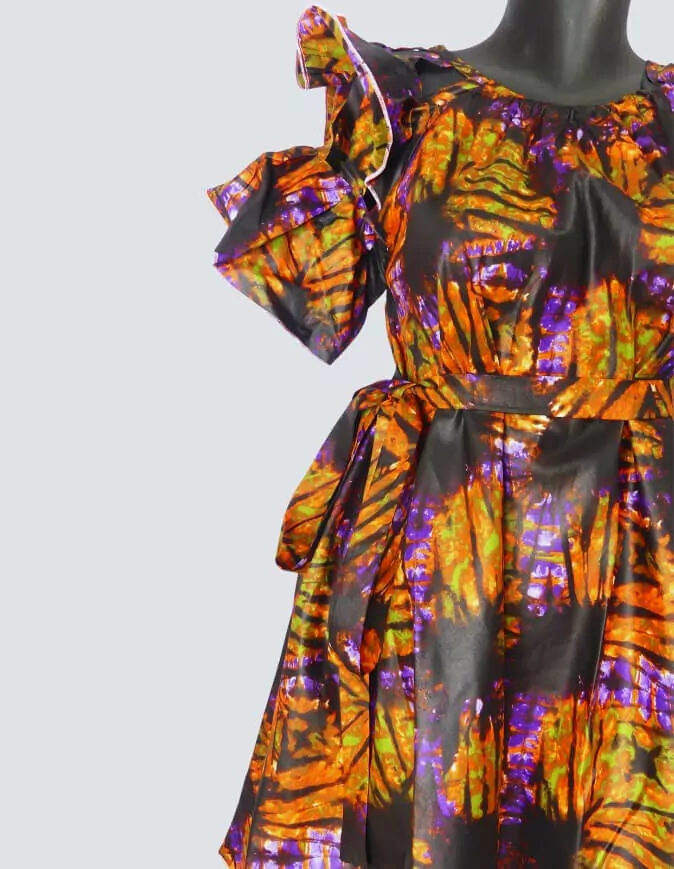 Robe Séné évasée bazin