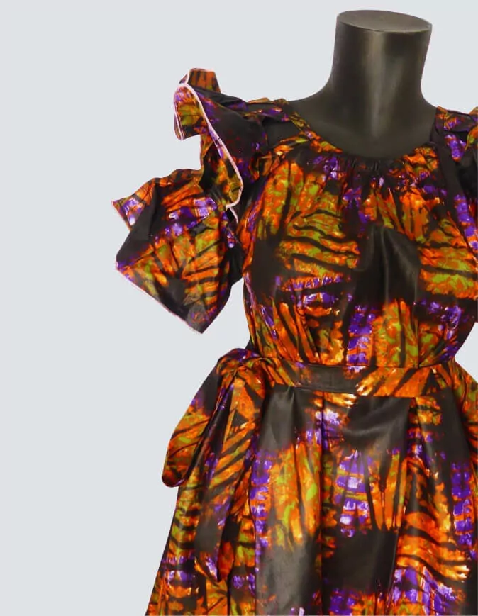 Robe Séné évasée bazin