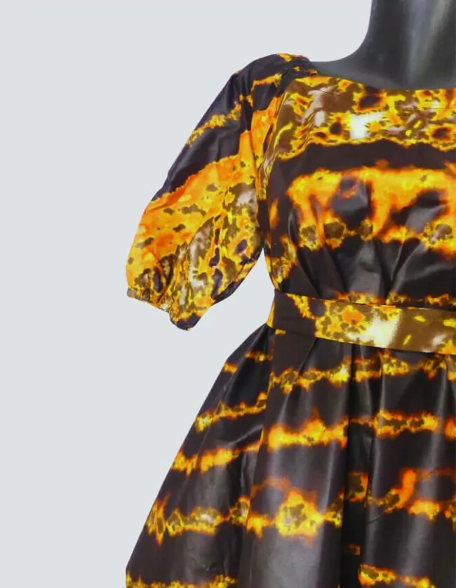 Robe Lulue évasée bazin