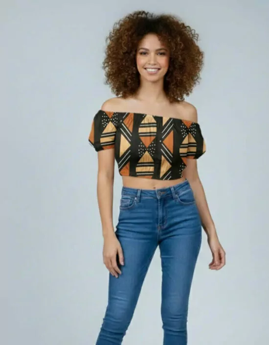 croptop bogolan haut top noel fete idée cadeau gioft